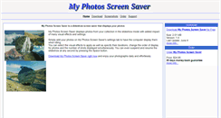 Desktop Screenshot of my-photos-screen-saver.com