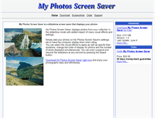 Tablet Screenshot of my-photos-screen-saver.com